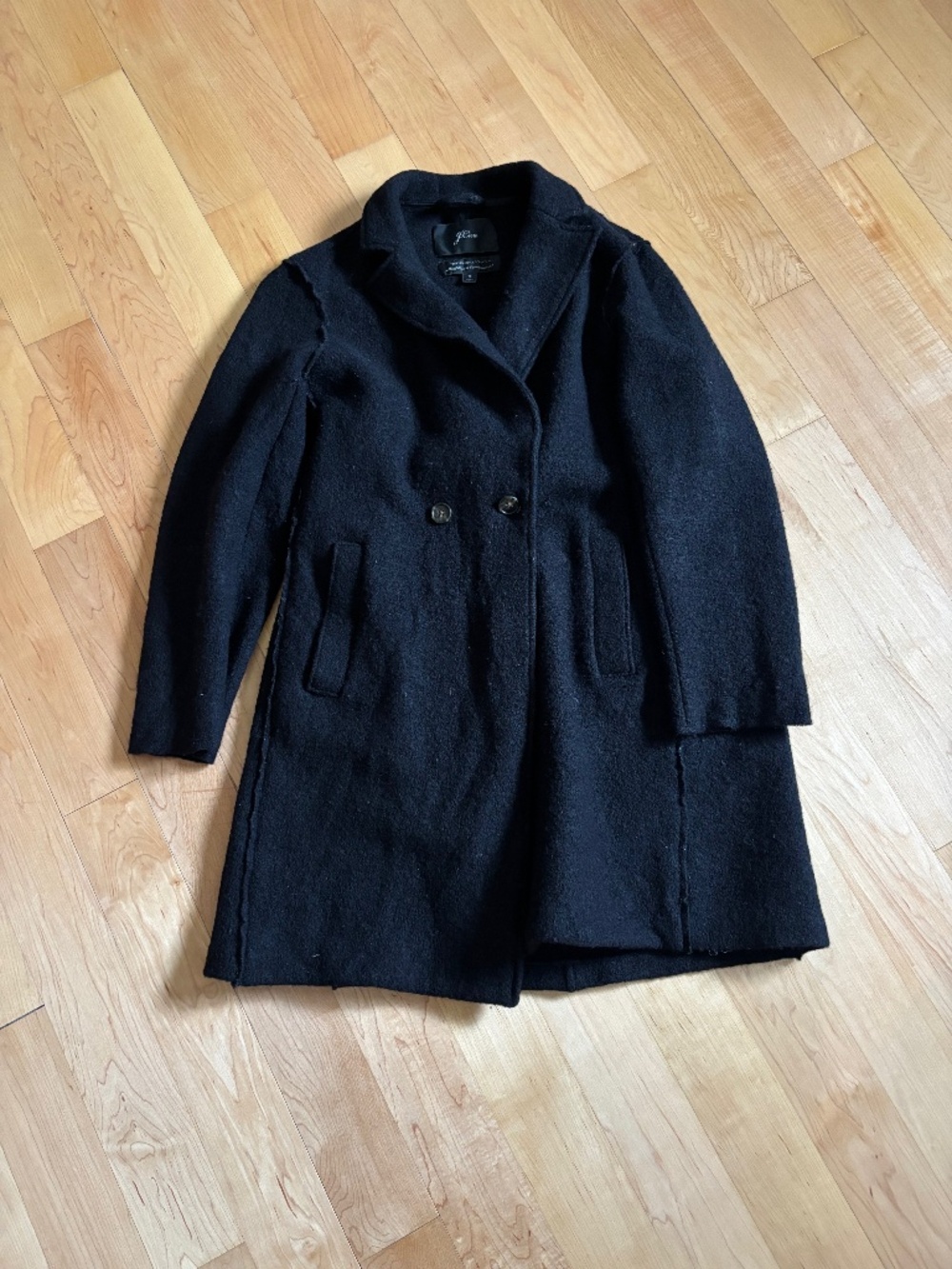 J. Crew Italian Boiled Wool Coat